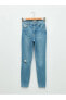 Фото #16 товара LCW Jeans Yüksek Bel Süper Skinny Fit Düz Cep Detaylı Kadın Rodeo Jean Pantolon
