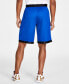 ფოტო #2 პროდუქტის Men's Regular-Fit Logo-Print Mesh Basketball Shorts