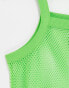 COLLUSION square neck vest in green