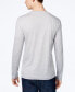 Men's Long Sleeve Crew Neck Jersey T-Shirt