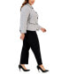 Фото #3 товара Plus Size Five-Button Jacket & Slim Pants