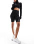 Фото #1 товара The North Face Flex logo legging shorts in black