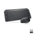 Фото #1 товара Logitech MX Keys Mini Combo for Business - Mini - RF Wireless + Bluetooth - QWERTY - LED - Graphite - Mouse included