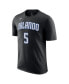 Men's Paolo Banchero Black Orlando Magic Icon 2022/23 Name and Number T-shirt