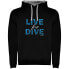 Фото #1 товара KRUSKIS Live For Dive Two-Colour hoodie