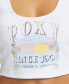 ფოტო #3 პროდუქტის Juniors' Sunrise To Sunset Cropped Tank Top