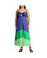 Plus Size Colour Love Maxi Dress