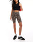 Фото #5 товара ONLY legging shorts in leopard print