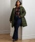 ფოტო #5 პროდუქტის Plus Size Faux-Fur-Trim Hooded Puffer Coat