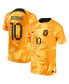 ფოტო #1 პროდუქტის Men's Memphis Depay Orange Netherlands National Team 2022/23 Home Vapor Match Authentic Player Jersey
