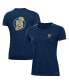 ფოტო #4 პროდუქტის Women's Navy Navy Midshipmen 2023 Aer Lingus College Football Classic Performance Cotton T-shirt