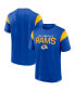 Фото #1 товара Men's Royal/Gold Los Angeles Rams Home Stretch Team T-Shirt