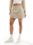 ONLY pleated mini skort in beige