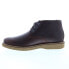 Фото #10 товара Dunham Clyde Chukka CI1601 Mens Brown Wide Leather Lace Up Chukkas Boots 10.5
