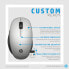 Фото #11 товара HP Dual Mode Mouse - Ambidextrous - Optical - RF Wireless + Bluetooth - Black - Silver