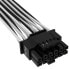 Фото #3 товара Corsair CP-8920333 - 12VHPWR - Straight - Straight - Black - White - 1 pc(s)