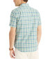 Фото #2 товара Men's Classic-Fit Stretch Plaid Button-Down Shirt