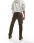 Фото #5 товара Hollister straight fit carpenter jeans in brown