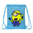 Фото #2 товара Сумка-рюкзак на веревках Minions Minionstatic Синий (26 x 34 x 1 cm)