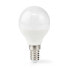 Фото #2 товара Nedis LED-Lampe E14| G45| 4.9 W| 470 lm| 2700 K| Warmweiss| Matte lampe| 1