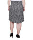 Фото #2 товара Plus Size Slim Double Knit Skirt