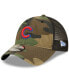 ფოტო #1 პროდუქტის Men's Camo Chicago Cubs Trucker 9TWENTY Snapback Hat
