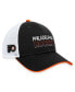 Фото #1 товара Men's Black Philadelphia Flyers Authentic Pro Rink Trucker Adjustable Hat