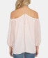 ფოტო #4 პროდუქტის Women's Off-The-Shoulder Halter Neck Blouse