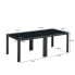 Coffee Table Set Of 2, Square Modern Table With Tempered Glass Finish For Living Room