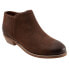 Фото #2 товара Softwalk Rocklin S1457-262 Womens Brown Narrow Leather Ankle & Booties Boots 6