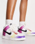 Фото #2 товара Nike Dunk High top trainers in white and multi