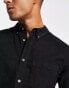 French Connection long sleeve cord shirt in black