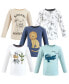 ფოტო #2 პროდუქტის Baby Boys Long Sleeve T-Shirts, Safari Adventure