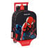 Школьный рюкзак с колесиками Spider-Man Hero Чёрный 22 x 27 x 10 cm