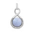 Silver pendant with natural Agate JST14709BA