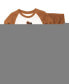 Girls Infant Texas Orange, White Texas Longhorns Balloon Raglan 3/4-Sleeve T-shirt and Leggings Set