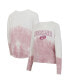 Фото #1 товара Women's Pink/White Carolina Hurricanes Orchard Tie-Dye Long Sleeve T-Shirt