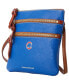 Women's Chicago Cubs Pebble Triple-Zip Core Crossbody Purse