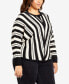 Фото #4 товара Plus Size Indi Round Neck Long Sleeve Sweater