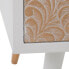 ТВ шкаф KLEE 120 x 40 x 50 cm Натуральный древесина сосны Белый