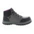 Фото #2 товара Skechers Mccoll Composite Toe 108004 Womens Gray Nubuck Lace Up Work Boots