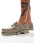 Timberland Authentic classics 3 eye boat shoe in triple beige