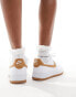 Фото #3 товара Nike Air force 1 trainer in white and flax brown