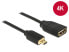 Фото #2 товара Переходник HDMI Delock HDMI-A/HDMI Micro-D черный 3840 x 2160 пикселей 3D 0.2 м - HDMI Type D (Micro) - HDMI Type A (Standard)