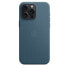 Фото #4 товара Чехол Apple FineWoven Case mit MagSafe для iPhone 15 Pro Max, синий