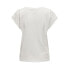 Фото #2 товара ONLY Mila Life short sleeve v neck T-shirt