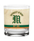 Miami Hurricanes 14 Oz Vintage-Like Retro Rocks Glass