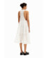 ფოტო #4 პროდუქტის Women's M. Christian Lacroix plunging midi dress