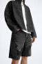 Фото #13 товара Джинсовые шорты с разрезами ZARA
