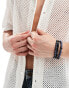 Фото #4 товара ASOS DESIGN 3 pack beaded bracelet set in navy